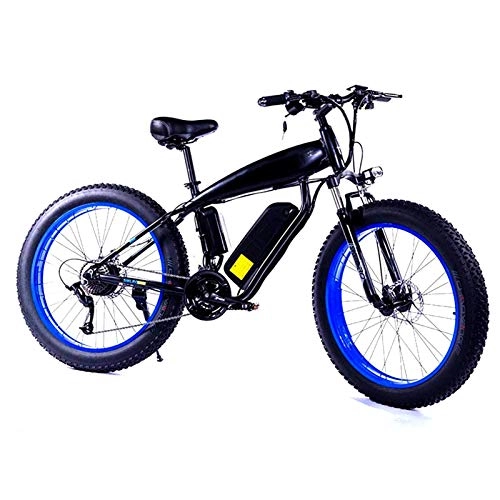 Elektrische Mountainbike : Elektrisches Mountainbike, 26" Electric Mountain Bike mit Lithium-Ion36v 13Ah-Batterie 350W High-Power Motor Aluminium Elektro-Fahrrad mit LCD-Display geeignet Elektrisches kraftvolles Fahrrad.