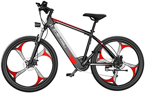 Elektrische Mountainbike : Elektro-Fahrrad Elektro-Mountainbike 26-Zoll-Elektro-Mountainbike for Erwachsene, Fat Tire elektrisches Fahrrad for Erwachsene Schnee / Berg / Strand Ebike mit Lithium-Ionen-Akku für die Dschungelpfad