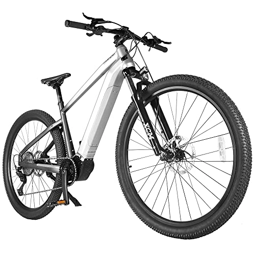Elektrische Mountainbike : Elektrofahrrad Model R 29" E-Bike M510 250W Mittelmotor Drehmomentsensor, 36V 504Wh Lithium-Ionen Akku, E-Mountainbike Unisex, Pedelec eMTB Shimano 11 Gang
