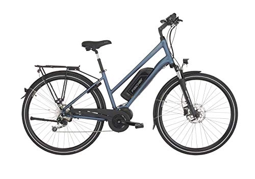 Elektrische Mountainbike : Fischer Damen - E-Bike Trekking ETD 1820, saphirblau matt, 28 Zoll, RH 44 cm, Mittelmotor 50 Nm, 48 V Akku