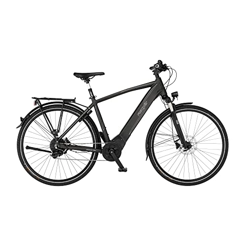 Elektrische Mountainbike : Fischer E-Bike Trekking, VIATOR 6.0i Elektrofahrrad für Herren, RH 50 cm, Mittelmotor 90 Nm, 36 V Akku im Rahmen, Graphit metallic matt, 28 Zoll