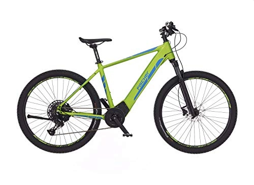 Elektrische Mountainbike : Fischer E-Mountainbike MONTIS 6.0i, E-Bike MTB, grün, 27, 5 Zoll, RH 48 cm, Brose Mittelmotor 90 Nm, 36 V / 504 Wh Akku