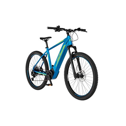 Elektrische Mountainbike : FISCHER E-Mountainbike MONTIS 6.0i Limited Edition, E-Bike MTB, blau matt, 27, 5 Zoll, RH 48 cm, Brose Drive S Mittelmotor 90 Nm, 36 V Akku im Rahmen