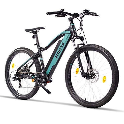 Elektrische Mountainbike : Fitifito MT27, 5 Elektrofahrrad Mountainbike E-Bike 48V 250W Heckmotor, 48V 13Ah 624Wh Samsung Lithium-Ionen Akku