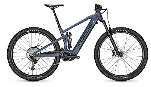 Elektrische Mountainbike : Focus Jam² 6.7 Nine Bosch Elektro Fullsuspension Mountain Bike 2021 (XL / 49cm, Stone Blue)