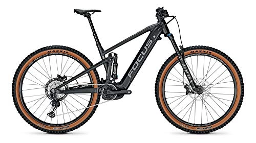 Elektrische Mountainbike : Focus Jam² 6.8 Nine Bosch Elektro Fullsuspension Mountain Bike 2021 (S / 40cm, Magic Black)