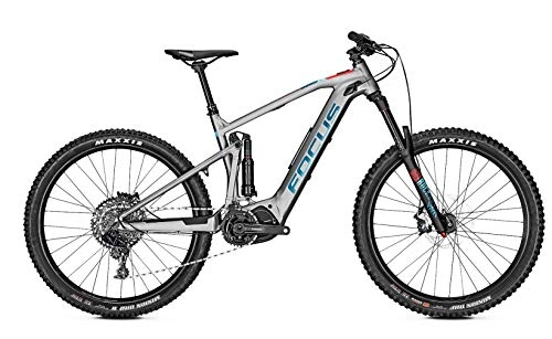 Elektrische Mountainbike : Focus Sam² 6.7 Shimano Steps Fullsuspension Elektro Enduro Mountain Bike 2019 (M / 44cm, Grey)