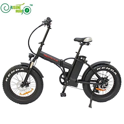 Elektrische Mountainbike : Free Shipping 48V 500W 8Fun / Bafang Hub Motor 20" Ebike Mini Folding Fat Tire Electric Bicycle with 48V 12.5AH Lithium Battery