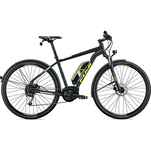Elektrische Mountainbike : Fuji E-Traverse 1.3+ Intl E-Bike 2019 Satin Black 48cm (19") 700c