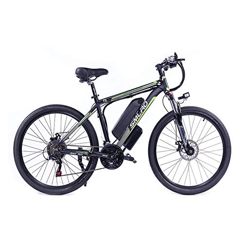 Elektrische Mountainbike : FZYE 26 Zoll Elektrofahrräder Bicycle, 48V / 1000W Boost Bicycle Räder Sport Outdoor Freizeit, Schwarz