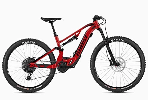 Elektrische Mountainbike : Ghost Hybride ASX 6.7+ AL U Bosch Elektro Bike 2020 (L / 47cm, Riot Red / Jet Black / Iridium Silver)