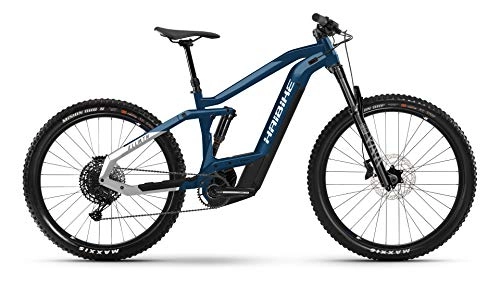 Elektrische Mountainbike : Haibike AllMtn 3 Bosch Elektro Bike 2021 (S / 41cm, Blue / Sparkling White)