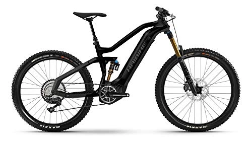 Elektrische Mountainbike : Haibike AllMtn 7 Yamaha Elektro Bike 2021 (S / 41cm, Black / Titan Matte / Glossy)