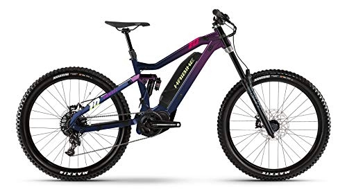 Elektrische Mountainbike : Haibike Dwnhll Yamaha Elektro Bike 2021 (M / 43cm, Indigo / Blue)