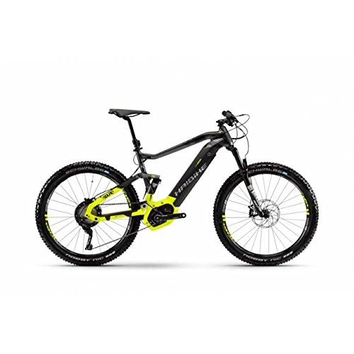 Elektrische Mountainbike : Haibike E-Bike SDURO FullSeven 9.0 500Wh 11-G XT 18 HB BCXP Titanium / Lime / Black Large