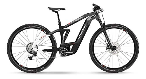 Elektrische Mountainbike : Haibike FullNine 9 Bosch Elektro Bike 2021 (M / 44cm, Black / Titan / White)