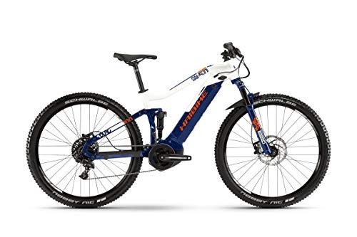 Elektrische Mountainbike : Haibike Sduro FullNine 5.0 29'' Pedelec E-Bike MTB blau / wei / orange 2019: Gre: M