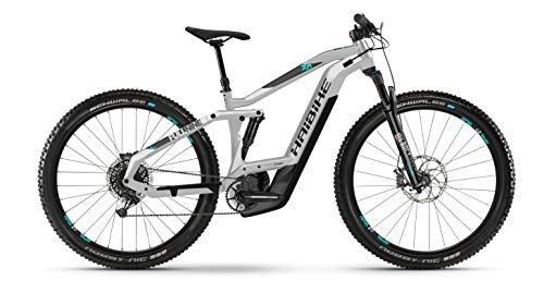 Elektrische Mountainbike : HAIBIKE SDURO FullNine 7.0 Bosch Elektro Bike 2020 (L / 47cm, Schwarz / Grau / Türkis)