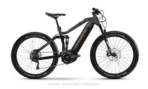 Elektrische Mountainbike : Haibike Sduro FullSeven 6.0 27.5'' Pedelec E-Bike MTB schwarz / grau / bronzefarben 2019: Gre: XL