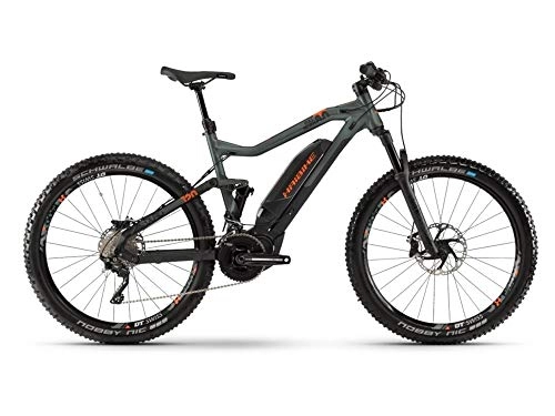 Elektrische Mountainbike : HAIBIKE Sduro FullSeven 8.0 27.5'' Pedelec E-Bike MTB schwarz / grün / orange 2019: Größe: M