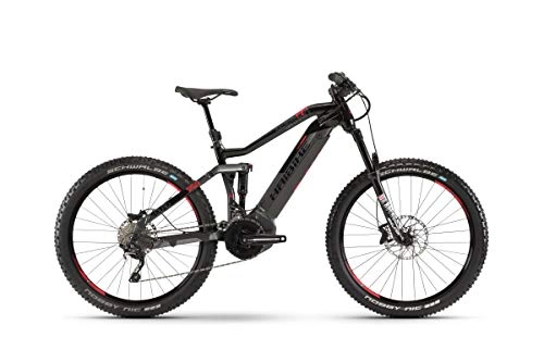 Elektrische Mountainbike : HAIBIKE Sduro FullSeven Life LT 6.0 27.5'' Damen Pedelec E-Bike MTB grau / schwarz / Coral rot 2019: Größe: XL