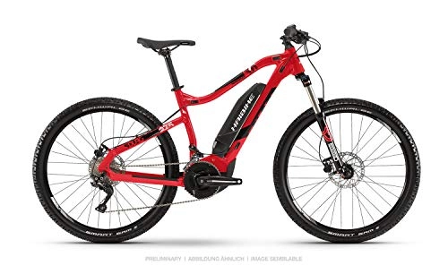 Elektrische Mountainbike : HAIBIKE Sduro HardSeven 3.0 27.5'' Pedelec E-Bike MTB rot / schwarz 2019: Größe: M