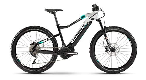 Elektrische Mountainbike : HAIBIKE SDURO HardSeven 7.0 Yamaha Elektro Bike 2020 (XL / 52cm, Schwarz / Grau / Türkis)