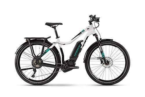 Elektrische Mountainbike : Haibike Sduro Trekking 7.0 Damen Pedelec E-Bike Fahrrad grau / schwarz / trkis 2019: Gre: XL