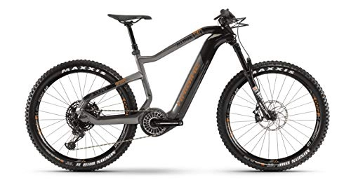 Elektrische Mountainbike : HAIBIKE XDURO AllTrail 6.0 Flyon Elektro Bike 2021 (XS / 38cm, Carbon / Titan / Bronze)