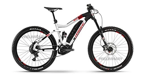Elektrische Mountainbike : HAIBIKE XDURO NDURO 2.0 Yamaha Elektro Bike 2020 (M / 44cm, Schwarz / Silber / Rot)