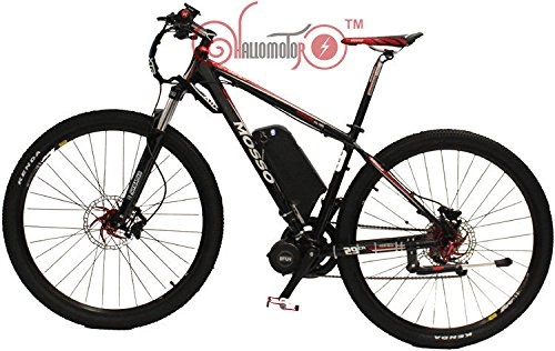Elektrische Mountainbike : HalloMotor Black Or White Color 48V 750W Mosso 29er Banfang / 8fun Mid Drive Ebike+12AH Lithium Electric Bicycle Down Tube Battery