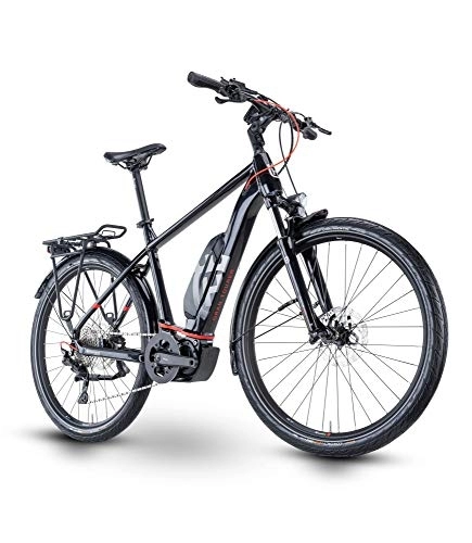 Elektrische Mountainbike : Husqvarna Gran Tourer GT3 27.5'' Pedelec E-Bike Trekking Fahrrad schwarz 2021: Größe: 55 cm
