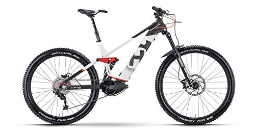 Elektrische Mountainbike : Husqvarna Mountain Cross MC4 Pedelec E-Bike MTB braun / weiß 2021: Größe: 40 cm