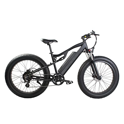 Elektrische Mountainbike : JET PHETT POWER E-Bike, Mode Hochwertiges E Fahrrad 26 * 4.0 Fetter Reifen 250Watt 48V 17.5Ah Lithium Batterie 7speed elektrisches Fahrrad