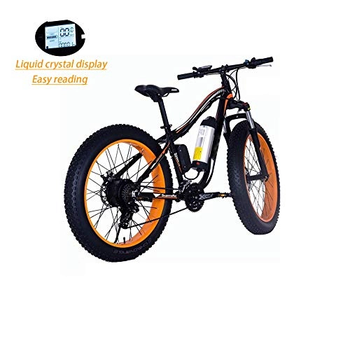 Elektrische Mountainbike : June Fetter Reifen Mountainbike-Fahrrad 250W Elektrisches Mountainbike 26 Zoll Elektrisches Fahrrad Mit Entfernbarer Lithium-Ionen-Batterie 36V / 10.4AH Aluminiumrahmen-elektrisches Fahrrad