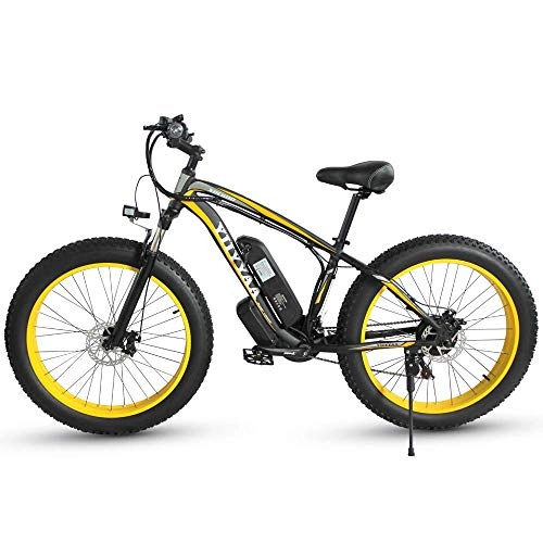 Elektrische Mountainbike : KFMJF BAFANG Motor 500W, eBike MX02, Bicicleta eléctrica, 48 V, 17 AH
