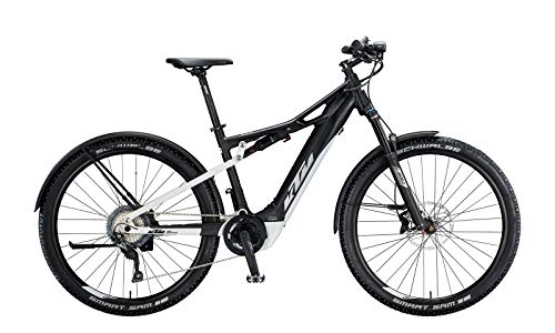 Elektrische Mountainbike : KTM Macina Chacana LFC Bosch Fullsuspension Elektro Mountain Bike 2020 (M / 48cm, Black Matt / White)