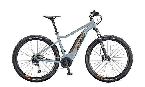 Elektrische Mountainbike : KTM Macina Ride 291 Bosch Elektro Mountain Bike 2020 (M / 48cm, Epicgrey Matt / Black / Orange)