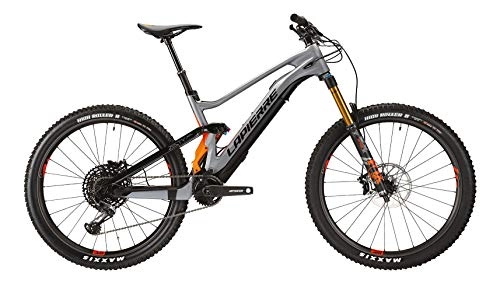 Elektrische Mountainbike : Lapierre eZesty AM LTD 27.5R Fazua Fullsuspension Elektro All Mountain Bike 2020 (XL / 50cm, Grau / Orange)