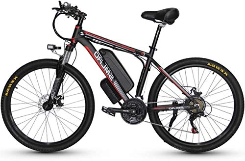 Elektrische Mountainbike : Leichtgewicht 350W elektrisches Fahrrad Adult Electric Mountain Bike, 26" Elektro-Fahrrad mit Wechsel 10Ah / 15AH Lithium-Ionen-Akku, Profi 27 Geschwindigkeit Gears Bestandskalance. ( Size : 10AH )