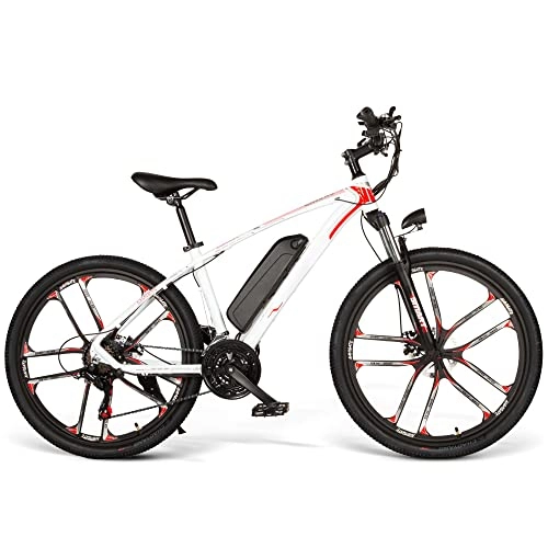 Elektrische Mountainbike : Lixada Elektrofahrrad 26 Zoll Power Assist Elektrofahrräder E-Bike 350W Motor Moped Bike
