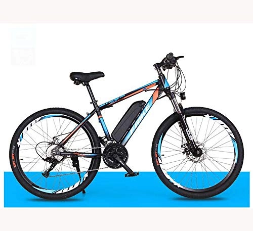Elektrische Mountainbike : LJLYL Elektrisches Mountainbike für Erwachsene, 26-Zoll-Elektrofahrrad mit Abnehmbarer 36V 8AH / 10 AH Lithium-Ionen-Batterie, 21 / 27 Speed Shifter, B, 21 Speed 36V8Ah