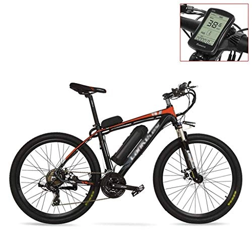 Elektrische Mountainbike : LUO Elektrofahrrad 36V 240W Starkes Pedal Assist Elektrofahrrad, Hohe Qualität Amp; Fashion Mtb Electric Mountainbike, Federgabel Übernehmen, 48V / 10.4Ah