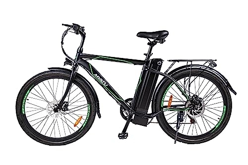 Elektrische Mountainbike : MYATU E-Bike 26 Zoll E-Mountainbike Damen Herren Abnehmbar 36V / 12.5Ah Akku 250W Motor Elektrofahrrad Shimano 6 Gängen Ausdauer 40-70km