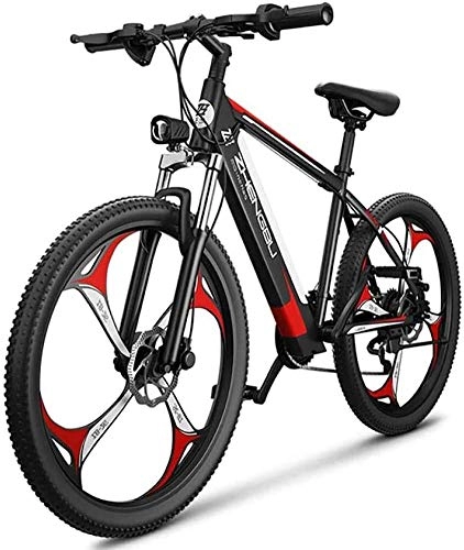 Elektrische Mountainbike : PARTAS Reise Convenience Eine gesunde Reise Erwachsene elektrisches Fahrrad, 26-Zoll-36V Mountainbike mit 48AH Lithium-Batterie, 400W Doppelscheibenbremse Electric Mountain Bike