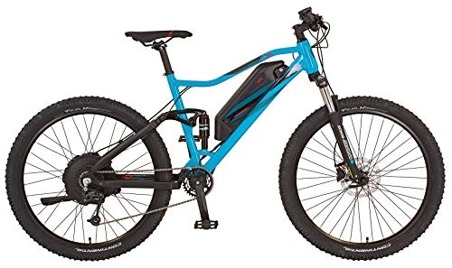 Elektrische Mountainbike : Prophete Unisex – Erwachsene Graveler 20.EMM.10 Fully Mountain E-Bike 27, 5" AEG EasyDrive, schwarz, RH 48