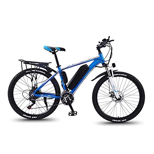 Elektrische Mountainbike : QININQ E-Bike Mountainbike 26 Zoll Elektrofahrrad 250W Elektrisches Fahrrad mit 36V 8Ah Lithium-Batterie und 27-Gang-gänge