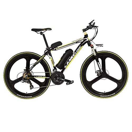 Elektrische Mountainbike : Qinmo Elektro-Fahrrad, 26" Electric Mountain Bike, Elektro-Fahrrad All Terrain mit Abnehmbarer, groer Kapazitt Lithium-Ionen-Akku (48V 10AH 240W), 21 Speed Gear und DREI Arbeitsmodi (Color : B)