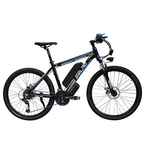 Elektrische Mountainbike : Qinmo Elektro-Fahrrad, Elektro-City Bike 26 '' E-Bike Abnehmbare 48V / 10Ah Lithium-Ionen-Akku 21-Level-Shift-Assisted Mountain Bike Dual Disc Bremsen DREI Arbeitsmodi Fahrrad for Commuting