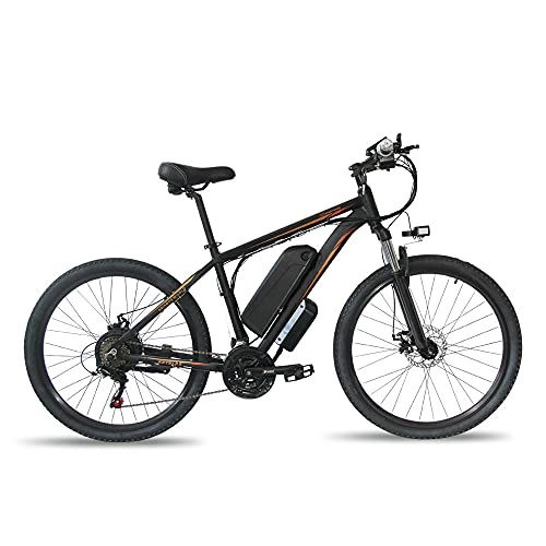 Elektrische Mountainbike : QMYYHZX Elektrofahrrad Herren Damen, Mountainbike e Bike 26" 350W Elektrisches Fahrrad mit Herausnehmbarer 48V Power Elektrofahrrad Moped E Bike mit LCD Meter